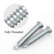 thumbnail image 3 of 100pcs 4.2 * 25mm Self Tapping Screw Cross Countersunk Drill Tail Self Drilling Screws Wood Screws for Metal 25mm, 3 of 4