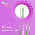 thumbnail image 1 of Colibrix Pinceles Delineadores 4 Pieza COLIBRIX Kit de pinceles, 1 of 4
