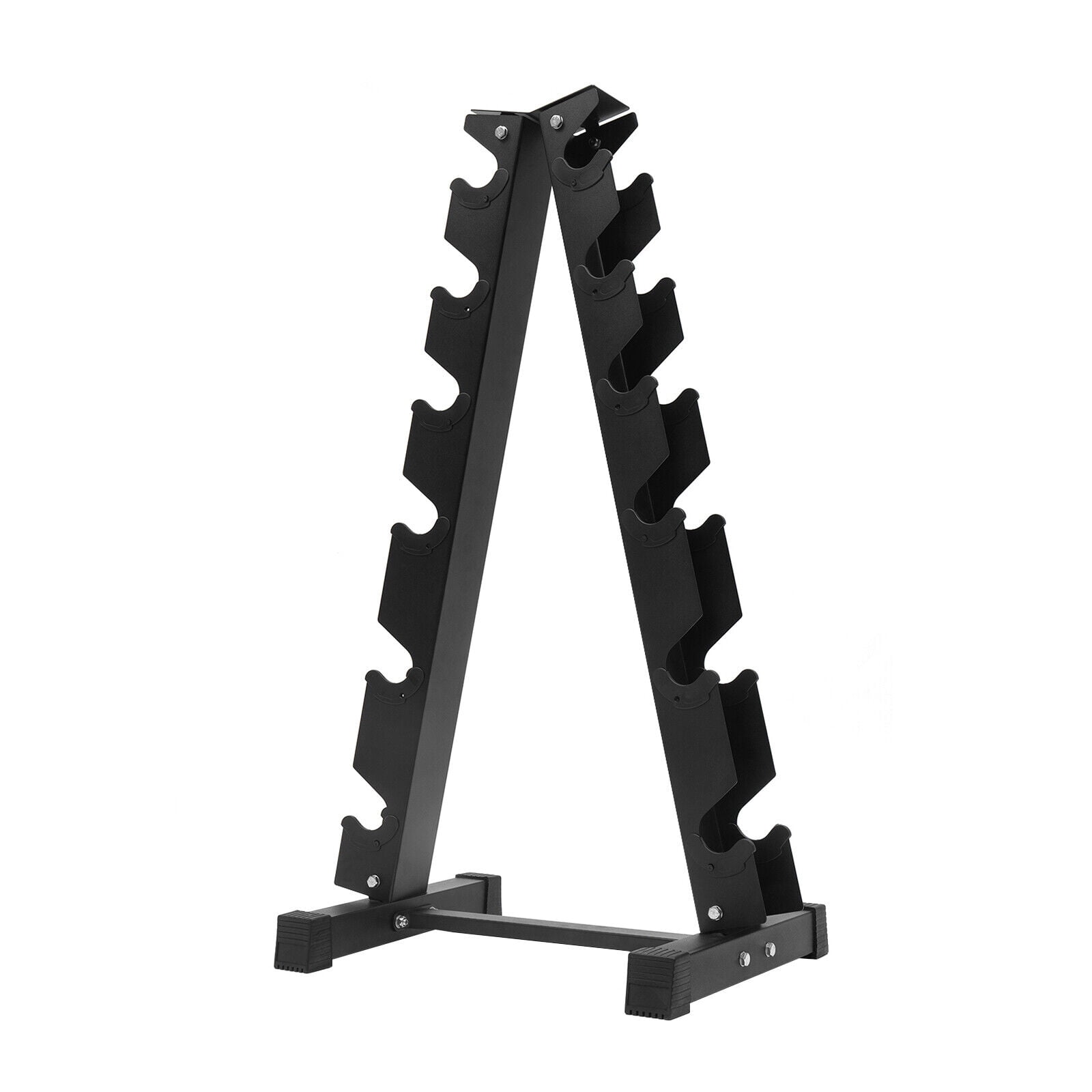 Dumbbell Rack Stand 6 Tier Compact A-Frame Weight Rack 660lbs Dumbbell Holder Storage