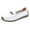 White, variant on NOKIO Womens Loafers Shoes Women's Comfort Walking Boat Shoes Slip On Women Comfort Walking Flat Loafers Casual Shoes Driving Loafers Walking Shoes For Women
