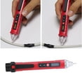 thumbnail image 4 of Digital NonContact Current, Voltage Detector Test Pen Socket para Foco Testers Cord Light Extension Measuring Instrument AC121000V Yellow Black, 4 of 7