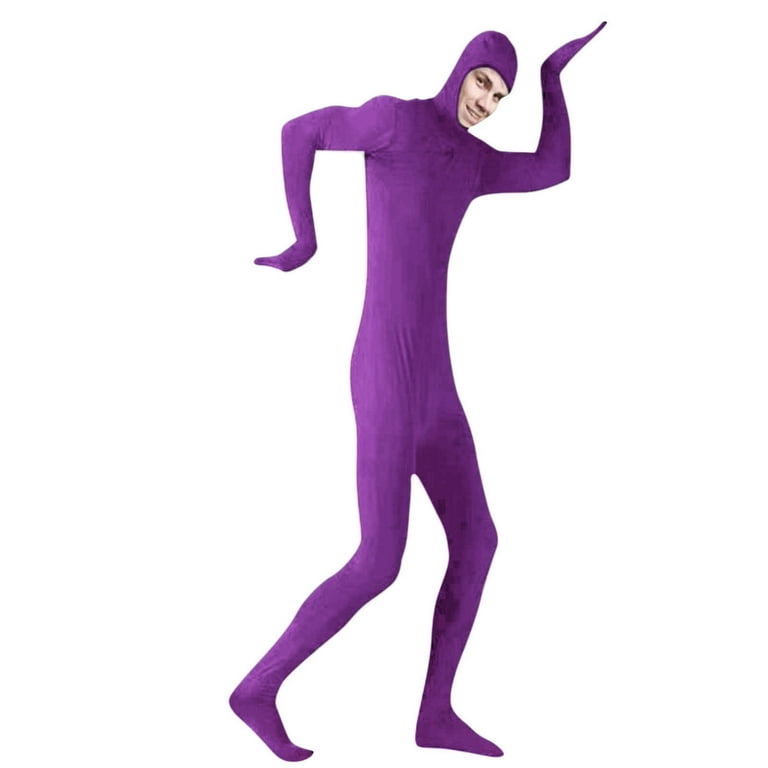 Wyobmus Men's And Women's Face Open Zentai Bodysuit Stretch