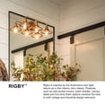 thumbnail image 3 of 5292 Rigby 2-Light 19" Wide Bathroom Vanity Light with Mesh Shades, 3 of 9