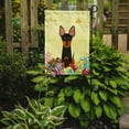 thumbnail image 2 of Easter Eggs English Toy Terrier Garden Flag, 2 of 3