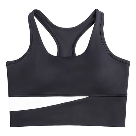 

ZIZOCWA White Tanks for Women Women s Sports Underwear Women s Shockproof Running Small Chest Push Up Fitness Yoga Vest Thin No Steel Ring Beautiful Back Bra 3D Print Tops for Women Cotton Tunics Fo