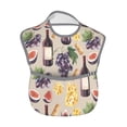 thumbnail image 2 of Zufioo Watercolor Bottles And Glasses Print Toddler Adjustable Waterproof Bib, 11.6x15 Inch Feeding Bib Suitable for 6-24 Month Babies, 2 of 8