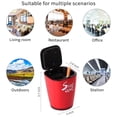 thumbnail image 5 of STOP ONE Car Ashtray, Portable Ashtray, CA-521 Auto Ash Tray with Lid and Led, Red, 5 of 7