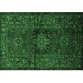 thumbnail image 1 of Ahgly Company Indoor Rectangle Persian Emerald Green Traditional Area Rugs, 7' x 10', 1 of 4