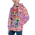 thumbnail image 2 of The Powerpuff G-i--r-l-s Kids' Hoodie 3d Print Sweatshirt Soft Pullover Hooded With Big Pockets For Boys Or Girls, 2 of 8