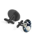 thumbnail image 2 of Swan Stainless Steel Men's Cufflinks for Shrit - Formal Dress Shirt Cuff Links - Appropriate for Black Tie Events, 2 of 6