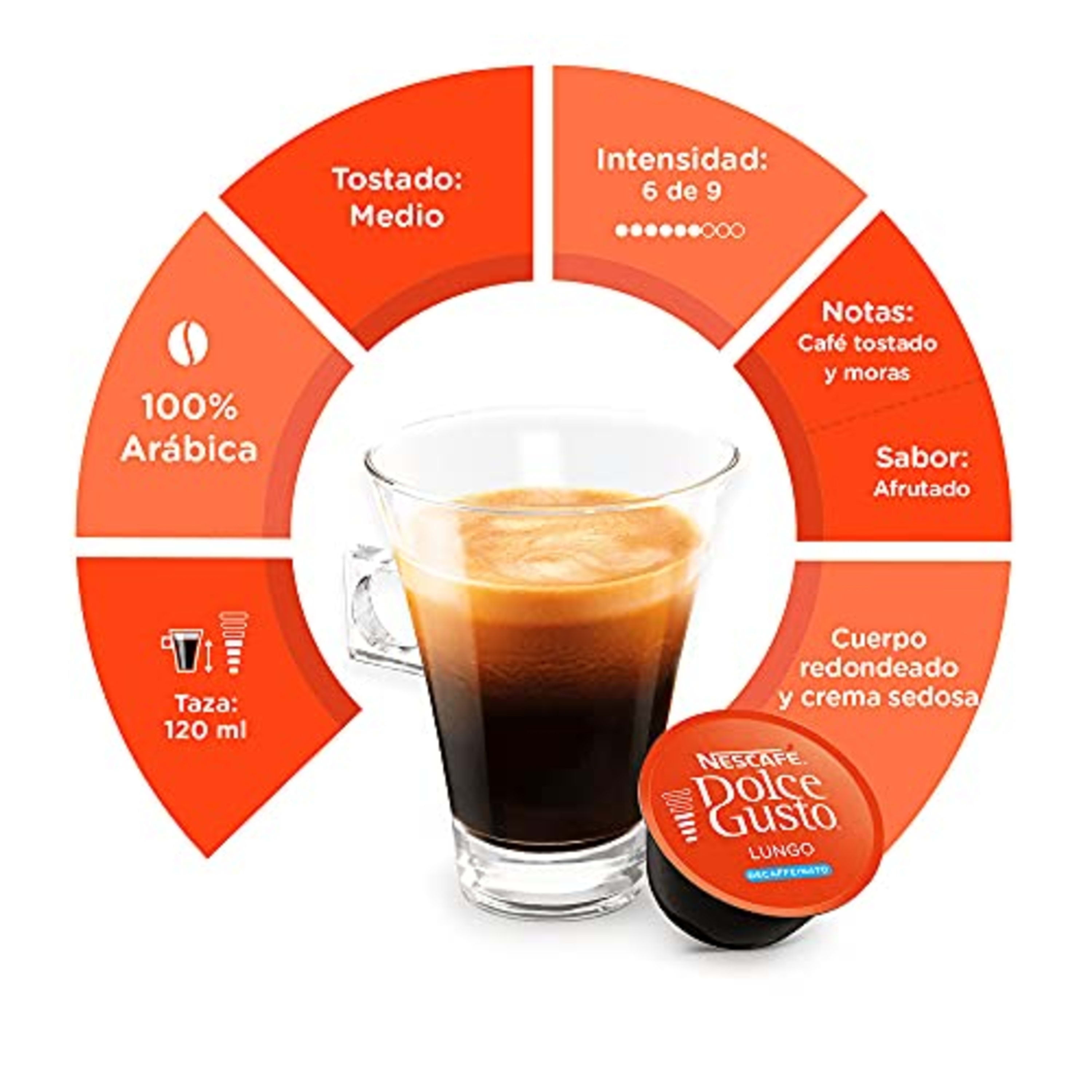 Capsules Dolce Gusto café Lungo Nescafé - Boîte de 30