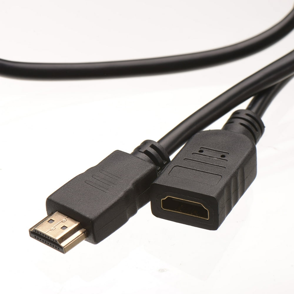 onn. HighSpeed Male to Female HDMI Extension Cable, 15 Feet Walmart