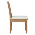 thumbnail image 2 of Modway Marina 9 Piece Outdoor Patio Teak Dining Set in Natural White, 2 of 7