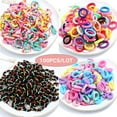 thumbnail image 5 of 100 Pcs Baby Girls Colorful Small Elastic Hair Bands Children Ponytail Holder Children Headband Rubber Band Hair Accessories, 5 of 9
