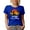 Royal Blue, variant on Retro Can't Work Today, My Arm Is in a Sling - Hunting Enthusiast or Hunter, Black T-Shirt, 3XL