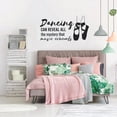 thumbnail image 2 of Dancing Can Reveal Ballet Ballerina Motivation Quote Wall Sticker Art Decal for Girls Boys Room Bedroom Outdoor Sports Garage House Fun Home Decor Stickers Wall Art Vinyl Decoration Size (8x10 inch), 2 of 3