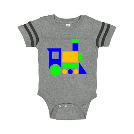 

Inktastic Cute Colorful Train Gift Baby Boy or Baby Girl Bodysuit