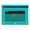 Mint Green, variant on Sturdy Pen Pouch for Binder, Large Capacity Oxford Cloth Stationery Organizer Pencil Case with Zipper, Travel Cosmetic Bag, Red,SB,25 x 19 x 1 cm