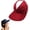 Burgundy, variant on Women's UPF 50+ Uv Protection Sun Visor Hat, Foldable Wide Brim Open Top Ponytail Cap, Beach Outdoor Sports Pool Travel