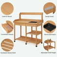 thumbnail image 4 of Renwick Garden Potting Bench with Basin & Drawer, Wood, 4 of 8