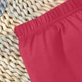thumbnail image 3 of Teissuly Women'S Solid Color Casual Drawstring Sports Shorts With Pocket, 3 of 6