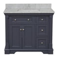 thumbnail image 6 of Sydney 36" Bathroom Vanity with Marine Gray Cabinet and Carrara Marble Top, 6 of 6