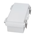 thumbnail image 4 of Waterproof Electrical Box, Lightweight Outdoor DIY Electronics Enclosure IP67 Hinged Lid ABS+Stainless Steel Weatherproof  For Indoor Industrial Applications, 4 of 8