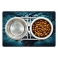 thumbnail image 1 of Mystic Pet Mat for Food and Water, Big Tree Thorns Branch in Spooky Night Fantasy Halloween Illustration Print, Non-Slip Rubber Mat for Dogs and Cats, 18" X 12", by Ambesonne, 1 of 2