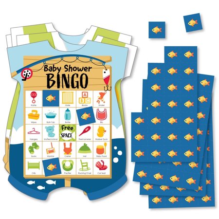 Big Dot of Happiness Let s Go Fishing - Picture Bingo Cards and Markers - Fish Themed Baby Shower Shaped Bingo Game - Set of 18 price history on PriceWatchPro