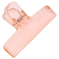 thumbnail image 1 of 1 Pcs Acrylic Paper Clip,Transparent Plastic Paper Clamp,Wide Mouth Plastic Notebook Clip,Photo Bag Clamp,File Bill Holder,Sealing Air Tight Clips,Plastic Binder Clips,for Kitchen Storage,Orange, 1 of 5