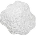 thumbnail image 4 of Ensemble de 4 Napperons en PVC Lavables Antidérapants Résistants à la Chaleur Roses Argent, 4 of 7