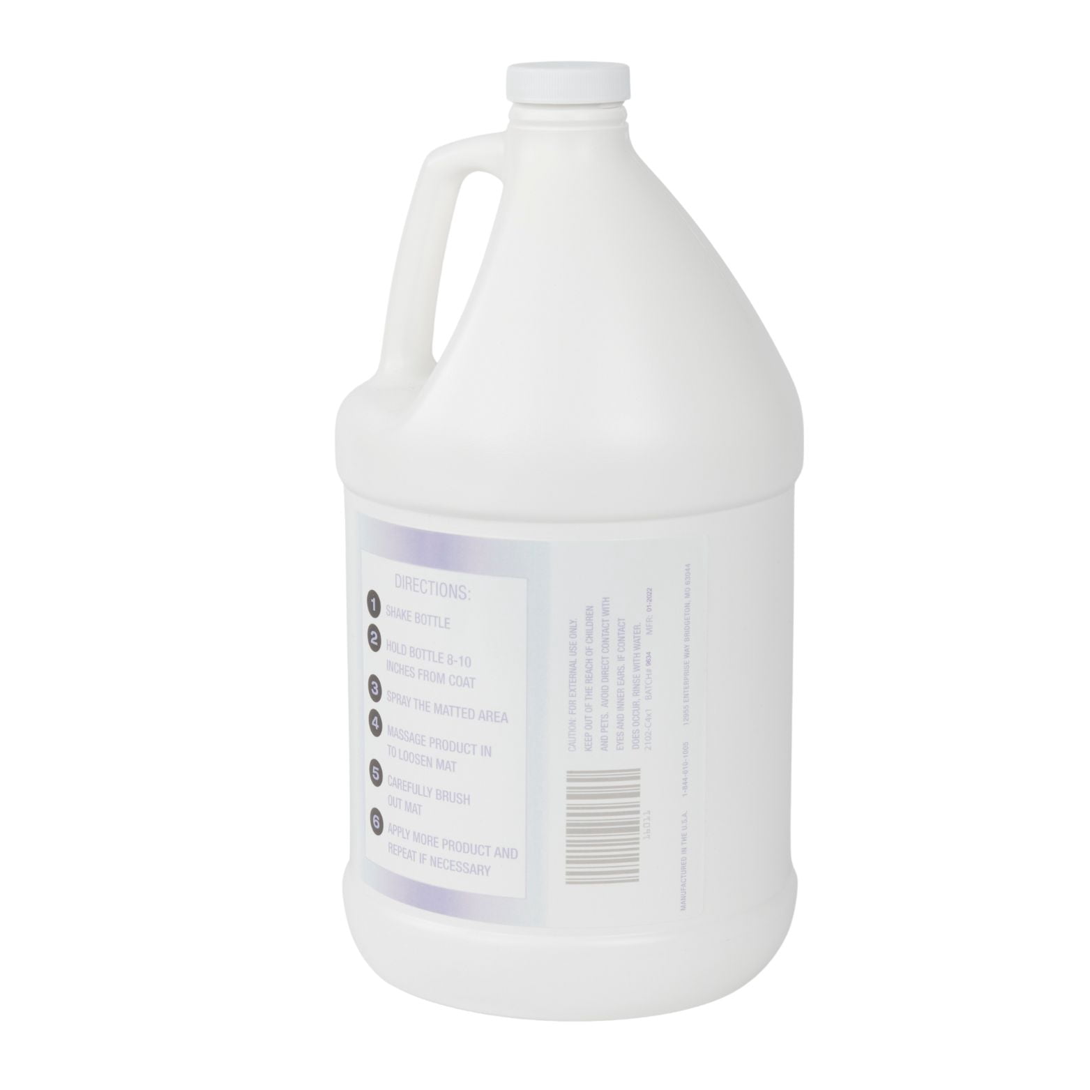 Groomer Essentials Detangling Spray - 1 Gallon - Soothing Lavender Fragrance - Perfect For All Coat Types - Can Be Used On Dogs And Cats 12 Weeks And Older