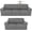 Light Grey, variant on Sofa Covers for 3 Cushion Couch Stretch Sofa and Loveseat Covers Set 2 Cushion Couch Cover Set Seat Slipcovers Furniture Protector for Living Room(5 Seats,Black)