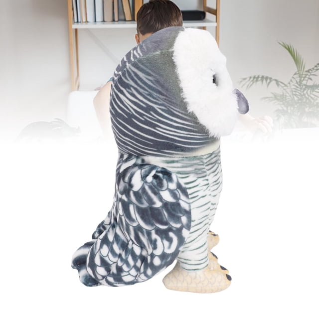 Búho Relleno De Peluche De 9.84 Pulgadas, Animal Realista Colgando Decorativo Suave Y Lindo Juguete Para Niños Decoración De La Habitación Para Niños