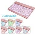thumbnail image 2 of Chainplus Étui pour iPad Pro 11 Pouces 2018 avec Clavier - Rétroéclairage 7 Couleurs/centaines de DIY - Clavier Sans Fil pour iPad Pro 11 Pouces 2018 Or Rose, 2 of 8