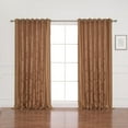 thumbnail image 5 of Best Home Fashion, Inc. Wide Width Damask Jacquard Grommet Curtain Panels (Set of 2), 5 of 7