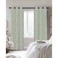 thumbnail image 3 of Boho Teal Pattern Blackout Curtains 72 Inches Long for Bedroom, Modern Geometric Southwestern Vintage Thermal Insulated Room Darkening Black Out Window Curtain Panels Grommet Drapes for Living Room, 3 of 8
