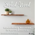 thumbnail image 4 of PIPE DECOR 36 in. Live Edge Wood Shelf Sunset Cedar 2 Pack (Wood Only), 4 of 9