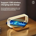 thumbnail image 3 of Bedside Sleep Night Light 15W Fast Wireless Charger Indoor Atmosphere Lamp (15cm*8cm*7.7cm), 3 of 6