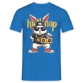 thumbnail image 2 of BUWTTER Mens Hop T Shirts Easter Festive Rabbit Graphic Tees Short Sleeve Crew Neck Summer Shirts Blue XXL, 2 of 3