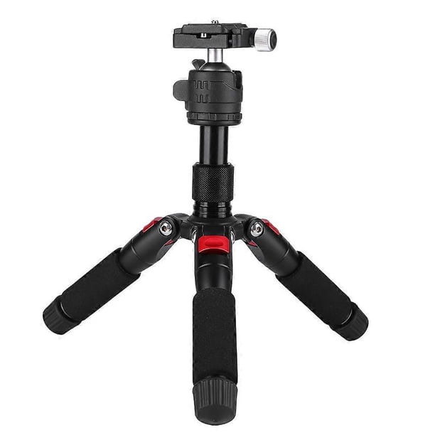 K521 Mini Portable Desktop Extendable Tripod for DSLR Mirrorless Camera Red