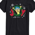 thumbnail image 3 of Inside Out 2 - Joy Wreath  - Men's Short Sleeve Graphic T-Shirt, 3 of 5