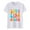 White, variant on Women's Summer Fashion Leisure Art Solid Color Letter Print Round Neck Short Sleeve Top T Shirt 5