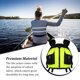 thumbnail image 4 of Greeniant Chalecos flexibles con hebilla cómodos suministros de emergencia impermeables accesorios de navegación para adultos pesca al aire Chalecos y chalecos fluoresceína Greeniant OD021357-05, 4 of 6