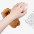 thumbnail image 4 of MMJ Lying Cute Animals Wrist Rest Office Wrist Cushion Plush Support for Computer Mouse Hand Typing 7.5in, 4 of 6