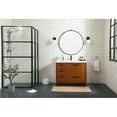 thumbnail image 6 of Elegant Decor Wyatt 42" Aluminum Alloy and MDF Single Bathroom Vanity in Teak, 6 of 8