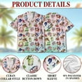thumbnail image 5 of Netecom Kentucky Derby Horse Hawaiian Shirt for Men, Button Down Summer Beach Short Sleeve, S-5XL, 5 of 6