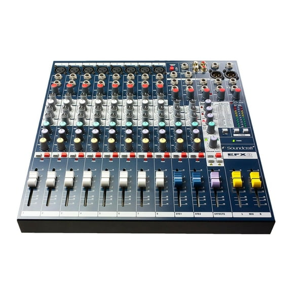 Mezclador Soundcraft EFX8 de 8 canales de alto rendimiento con Lexicon