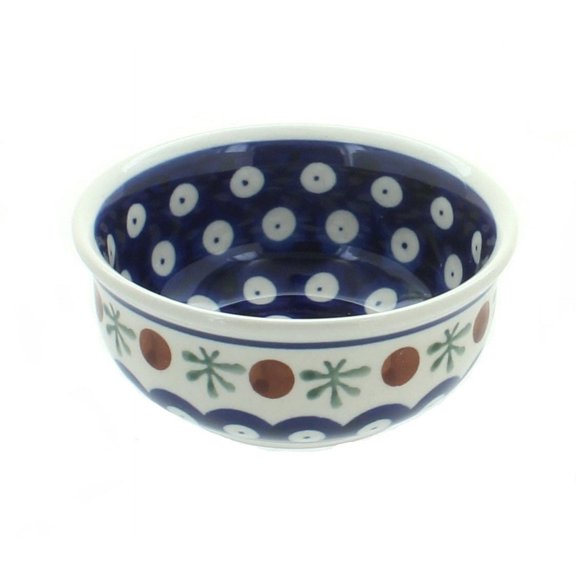 Blue Rose Polish Pottery Nature Small Bowl