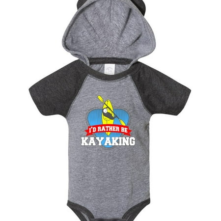 

Inktastic I d Rather Be Kayaking Gift Baby Boy or Baby Girl Bodysuit